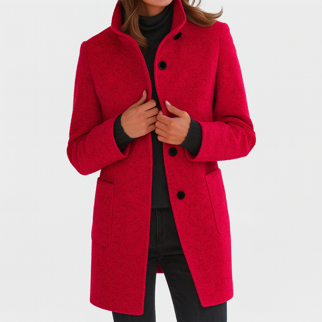 Susanne – Women's Coat with High Collar