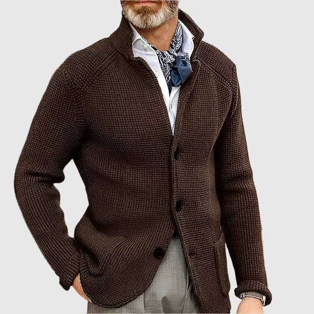 Arnold - Men's Cardigan Military Retro Style