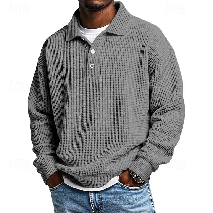 Wallow – Waffle Polo Shirt