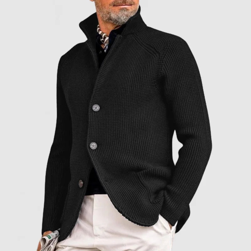 Arnold - Men's Cardigan Military Retro Style