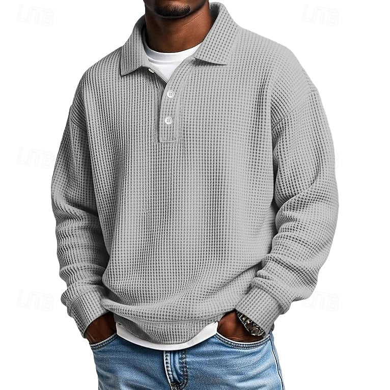 Wallow – Waffle Polo Shirt