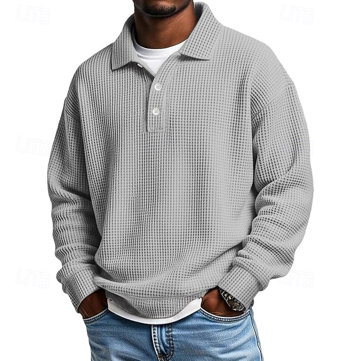 Wallow – Waffle Polo Shirt