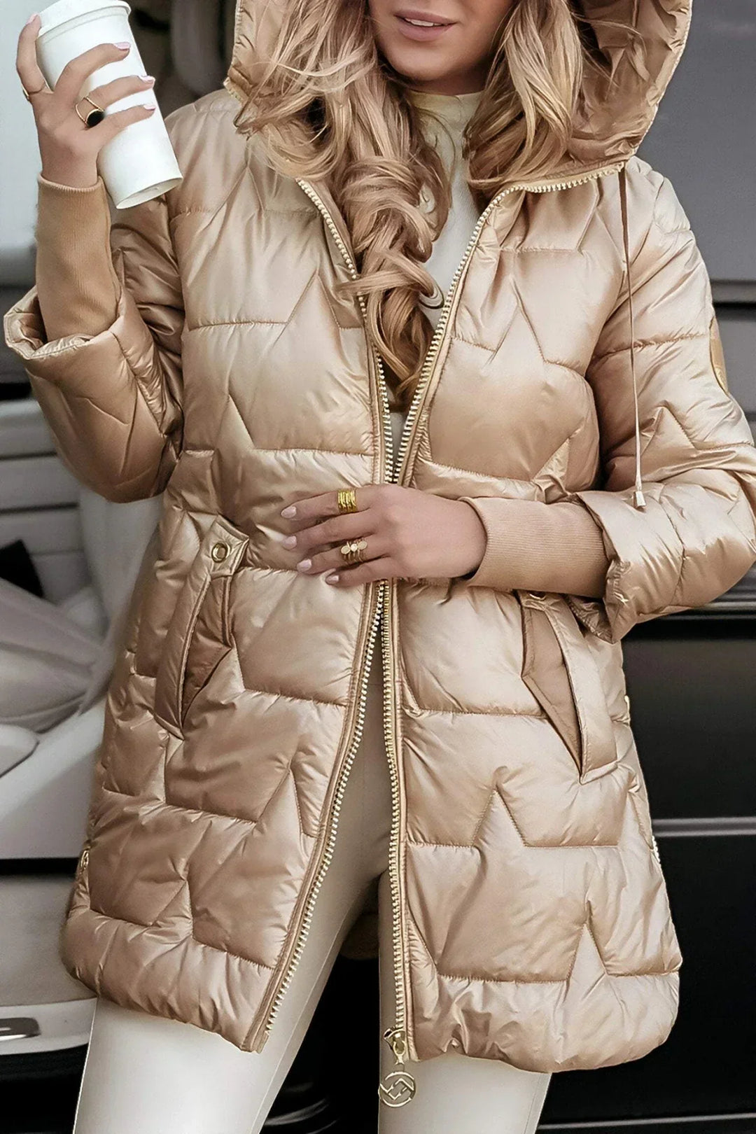 Sue –  Padded Jacket with Hood