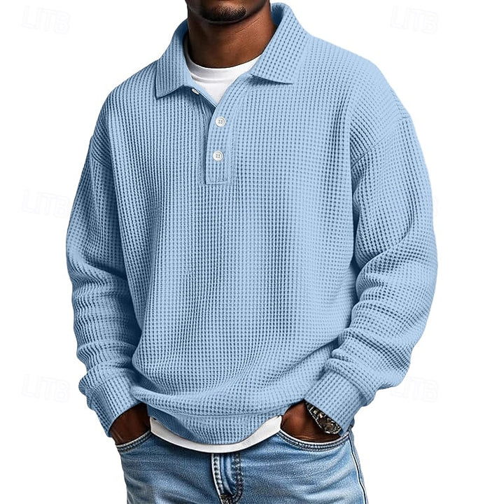 Wallow – Waffle Polo Shirt