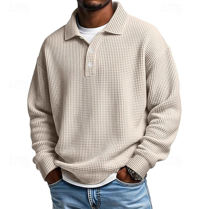 Wallow – Waffle Polo Shirt