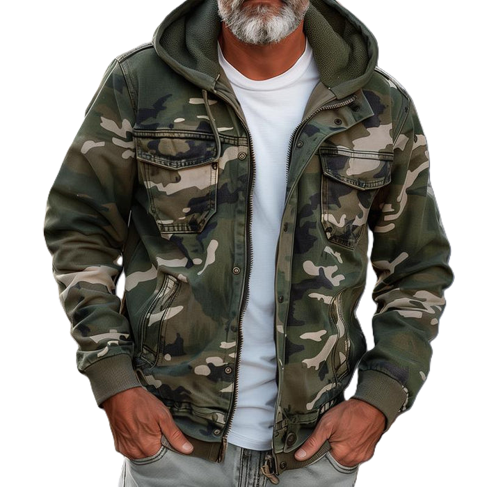 Sami – Jacket with Camouflage Pattern